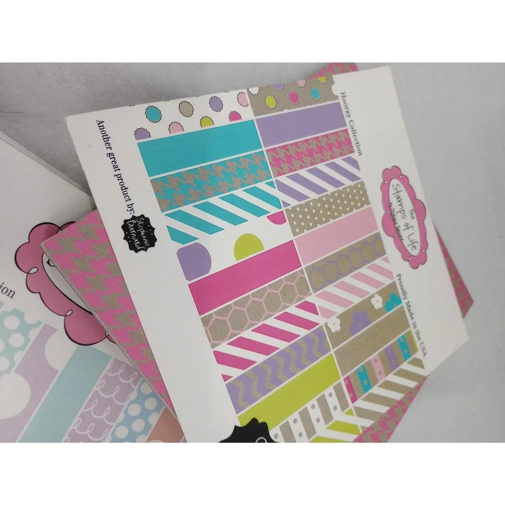 The Stamps of Life Paper Pad Bundle 6x6 Multicolor 5 Packs Scrapbooking Crafts